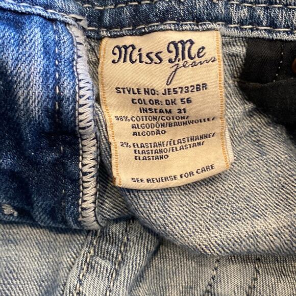 Miss Me Jeans Boot Cut back zipper pockets Size 27 - Picture 7 of 7